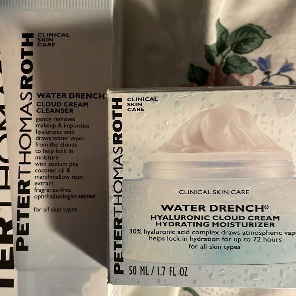 NIB-PeterThomas Roth Cloud Cream Wash & Cloud Face Hydrating Moisturizer.